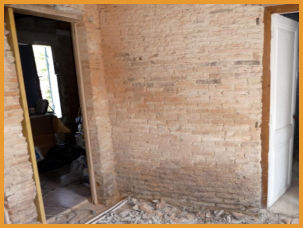 remontees capillaires mur intérieur brique pleine : Mur-Assechement