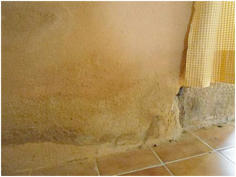 remontées capillaires en pied de mur : Mur-Assechement